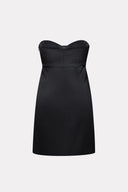 Black bustier mini dress by MOSAÏKA back view