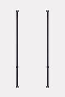 Black detachable straps by MOSAÏKA long adjustable shoulder straps with hooks